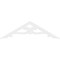 Ekena Millwork Pitch Brontes Architectural Grade PVC Gable Pediment, 72"W x 21"H x 1"P (7/12) GPP072X021X100BRO - alternate 3